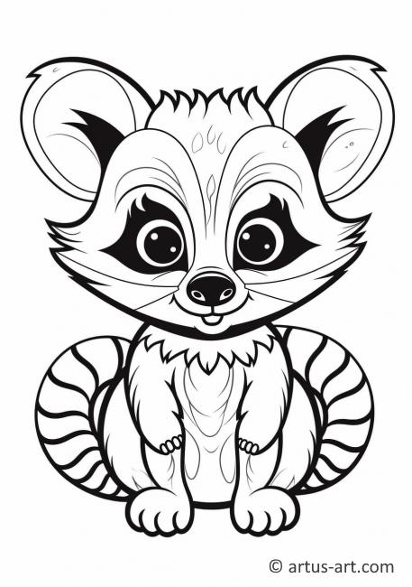 Civet Coloring Page
